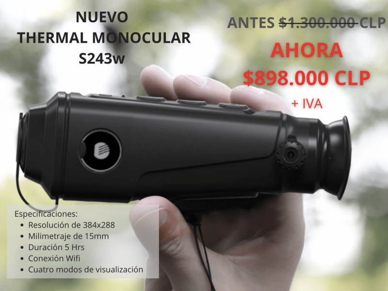 Nuevo Monocular Termal S243W